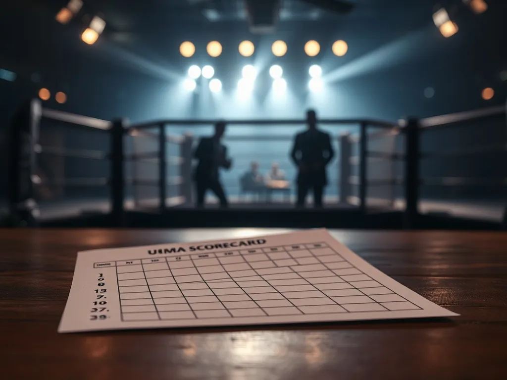 Jak wygląda system oceniania walk w MMA