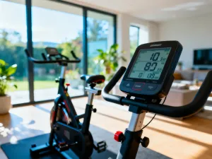 Zbliżenie na precyzyjny mechanizm napędu roweru szosowego na tle słonecznej ścieżki rowerowej.