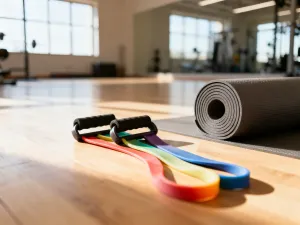 Ergonomiczne chwyty rowerowe z żelową wyściółką, zapewniające komfort i redukcję drętwienia dłoni podczas jazdy.